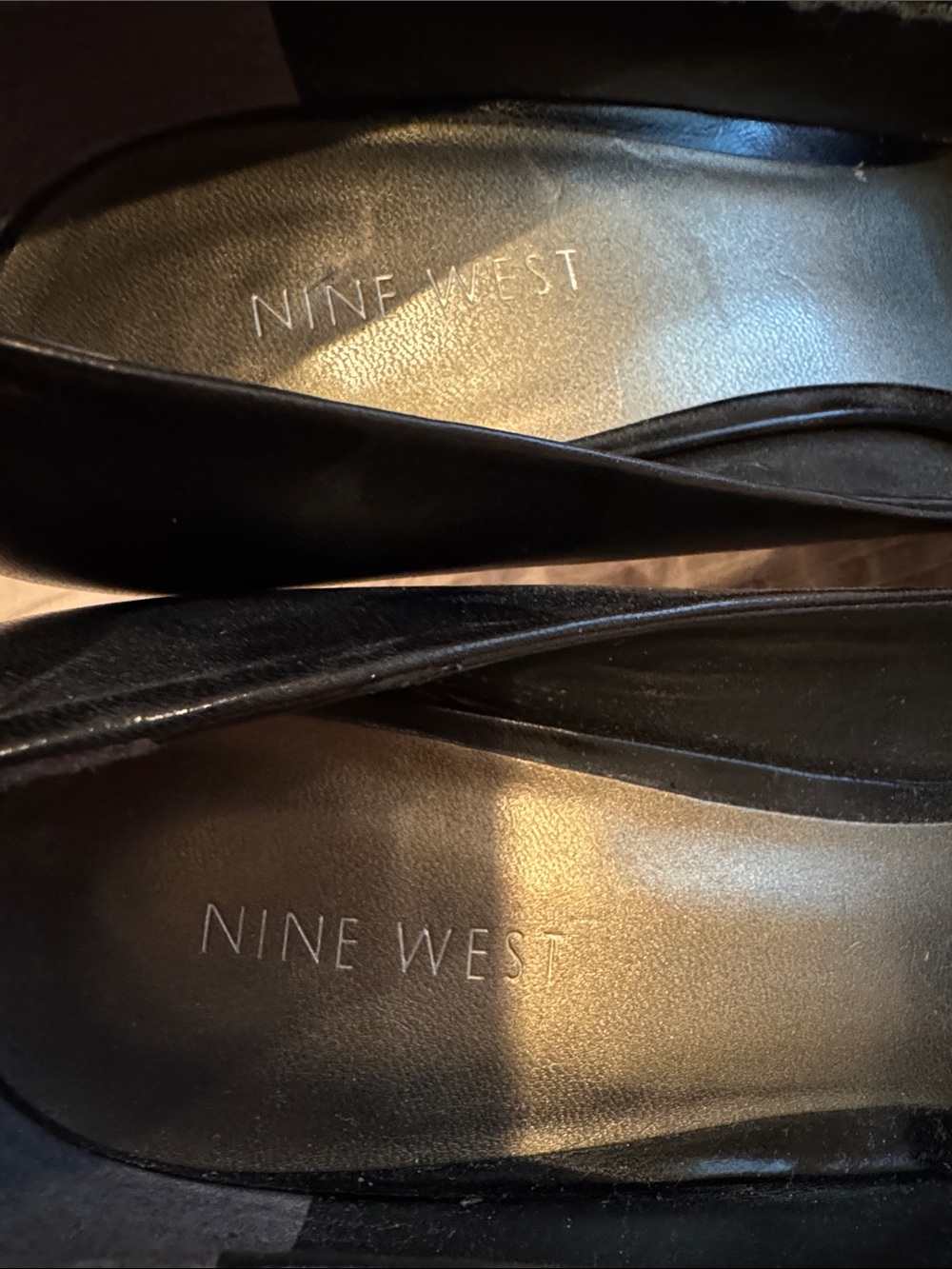 Nine West Black Pointed Toe Pumps - Picture 5 of 5